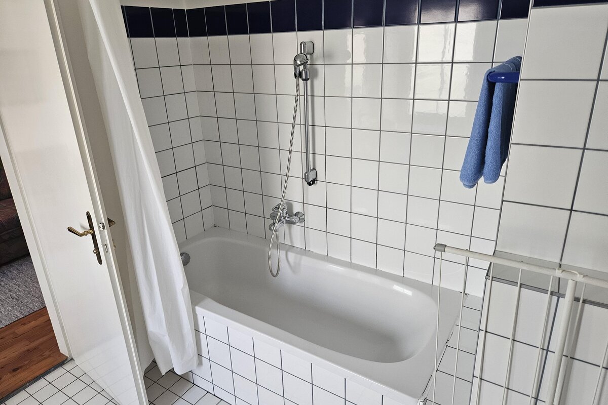 Badezimmer der Wohnung im Provianthaus zu Bad Radkersburg