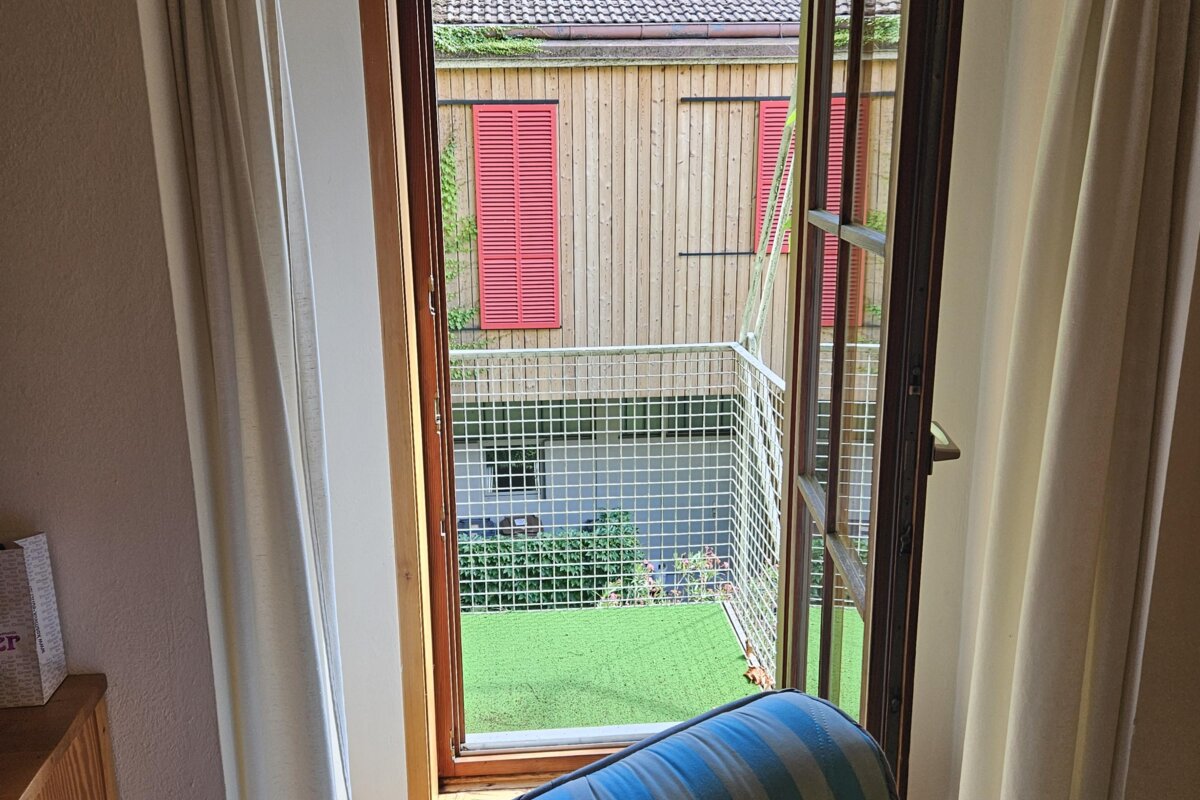 Balkon des Appartements Typ A mit Ausblick in Bad Radkersburg
