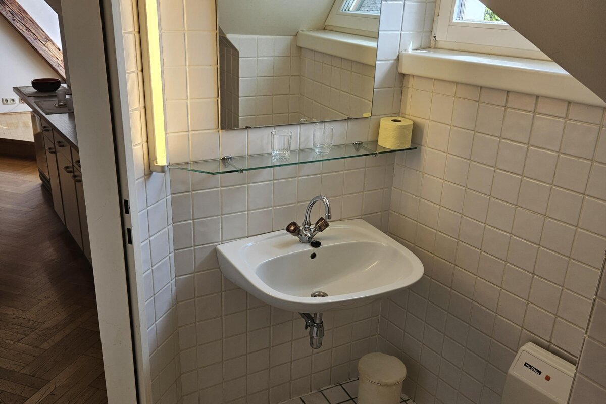Zusätzliches Badezimmerbild im Appartement Typ C des Provianthauses