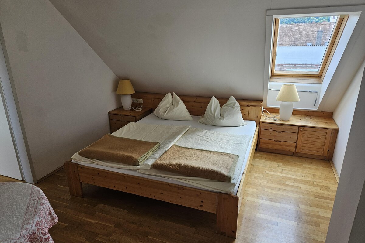 Zweites Schlafzimmer der zweiten Wohnung im Provianthaus