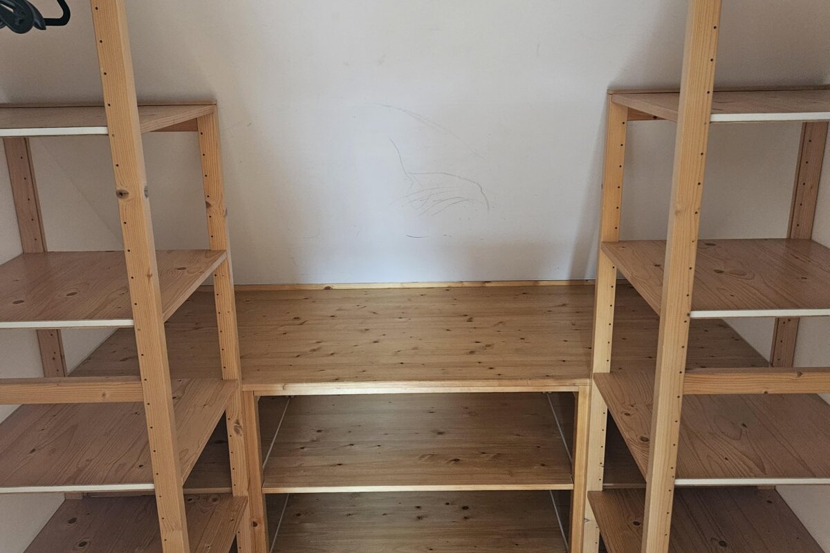Schrankraum der zweiten Wohnung im Provianthaus
