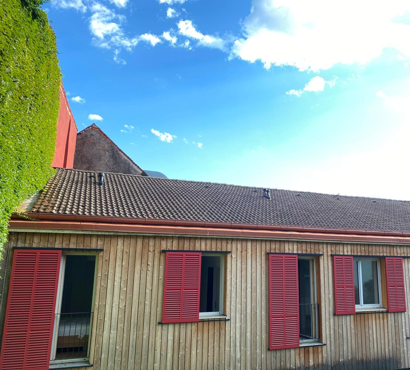 Ausblick vom Appartement Typ A in Richtung Bad Radkersburg